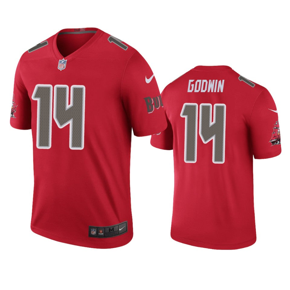 Tampa Bay Buccaneers Chris Godwin Red Color Rush Legend Jersey