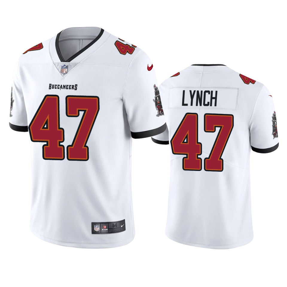 Tampa Bay Buccaneers John Lynch White 2020 Vapor Limited Jersey Mens