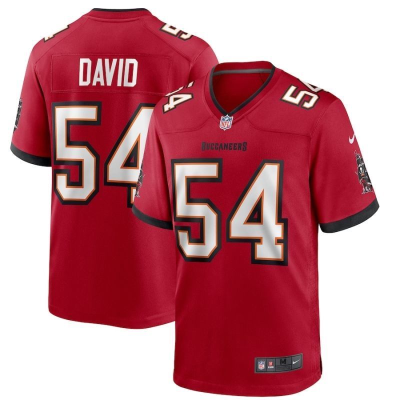 Tampa Bay Buccaneers Lavonte David 54 Nfl 2020 Crimson Jersey