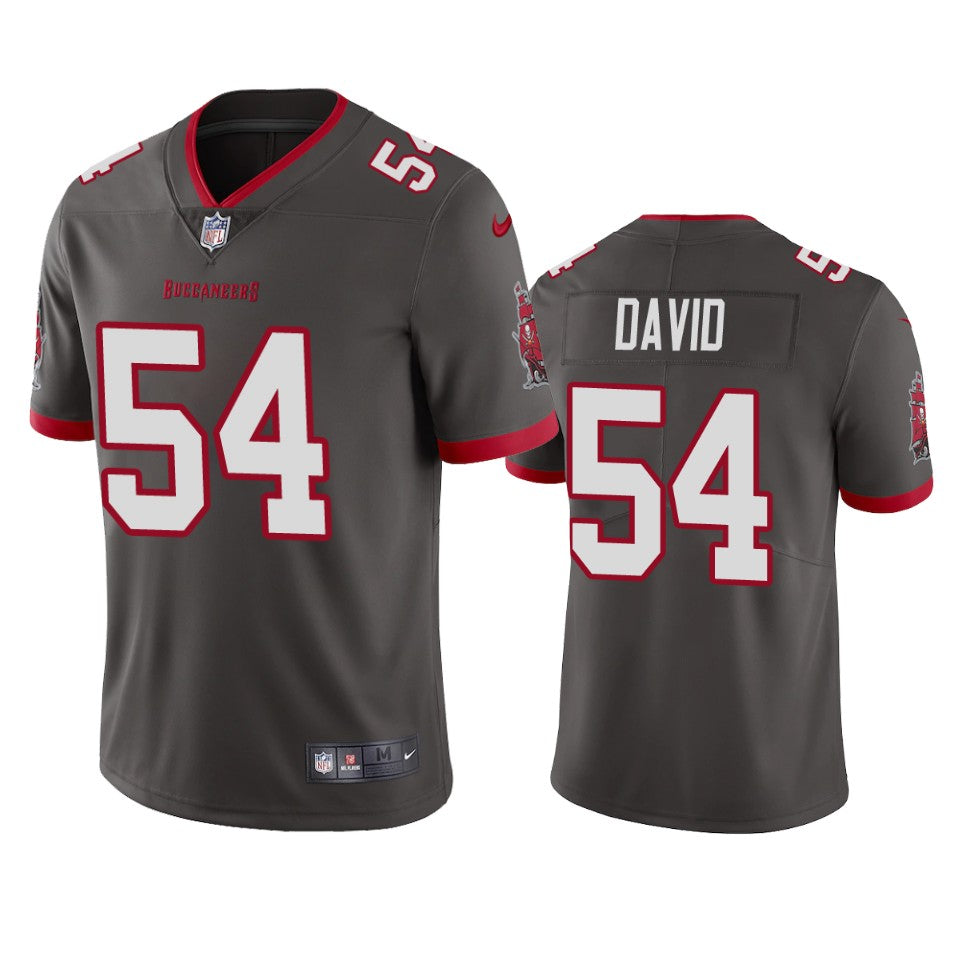 Tampa Bay Buccaneers Lavonte David Pewter 2020 Vapor Limited Jersey Mens