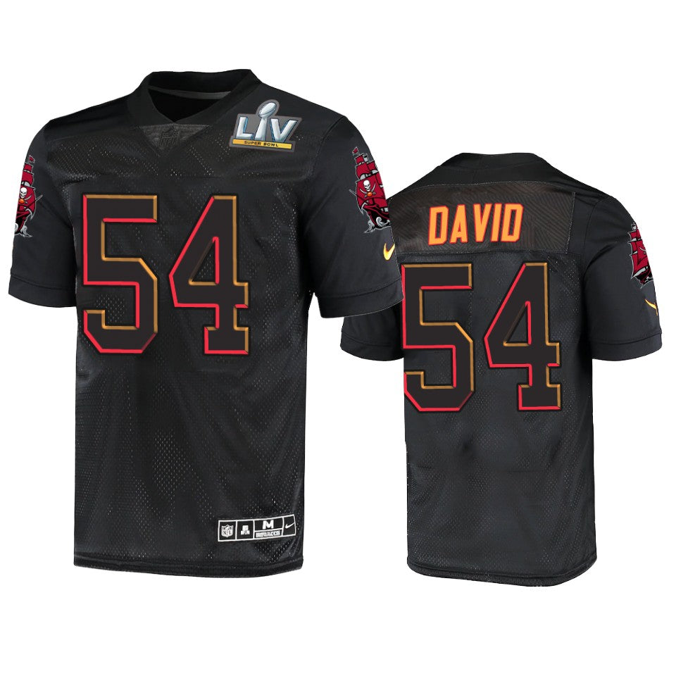 Tampa Bay Buccaneers Lavonte David Super Bowl Lv Black Jersey