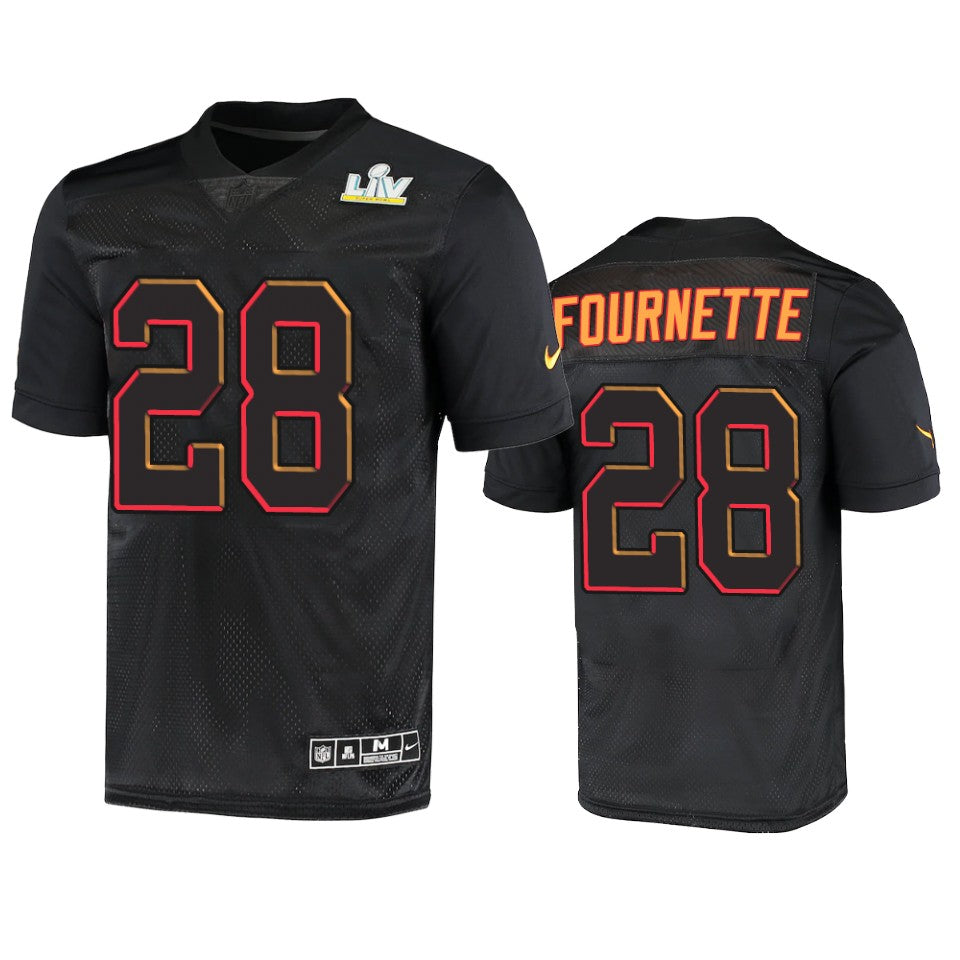 Tampa Bay Buccaneers Leonard Fournette Super Bowl Lv Black Limited Jersey