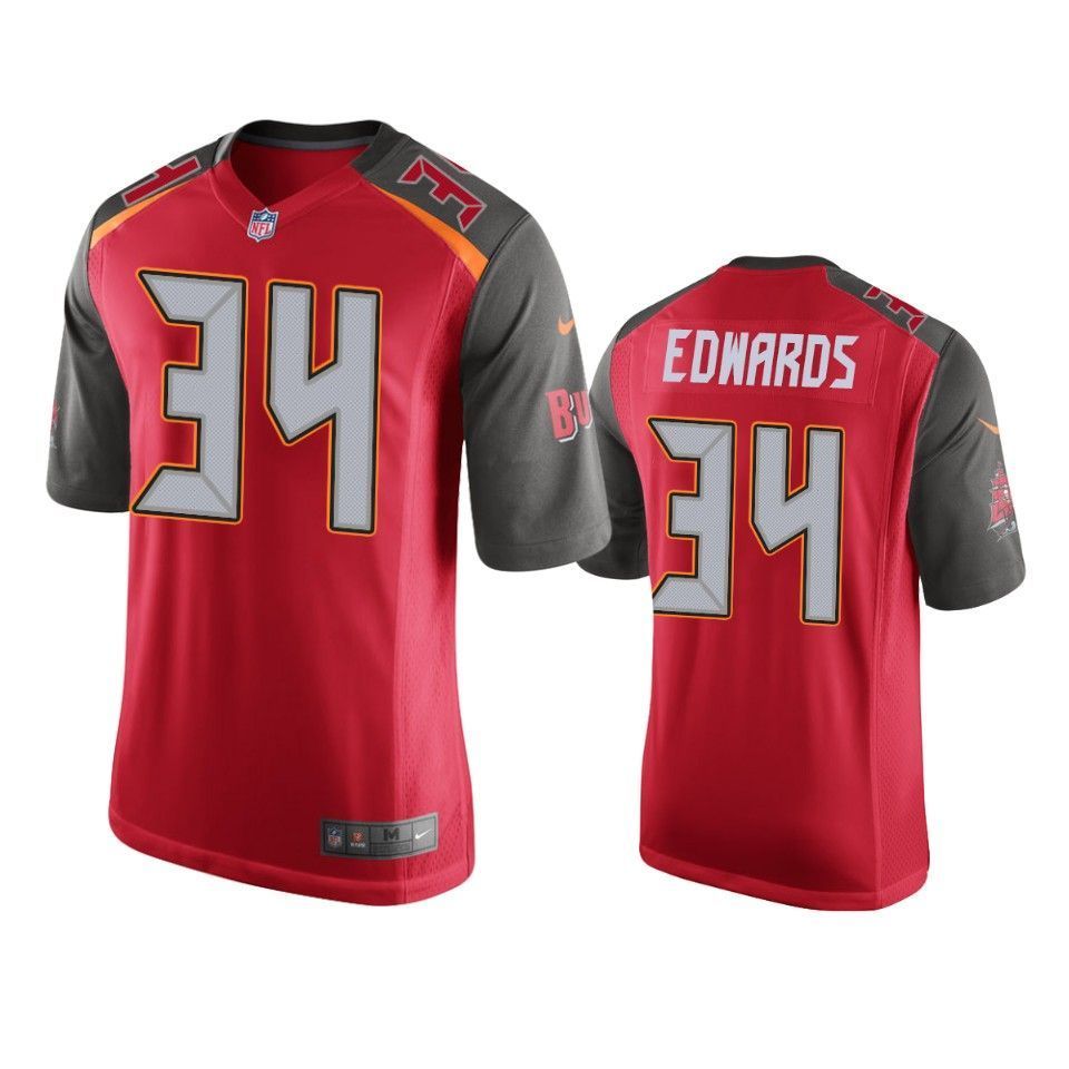 Tampa Bay Buccaneers Mike Brandedwards 2019 Nfl Draft Red Game Jersey