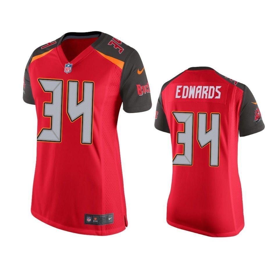 Tampa Bay Buccaneers Mike Brandedwards 2019 Nfl Draft Red Game Womens Jersey