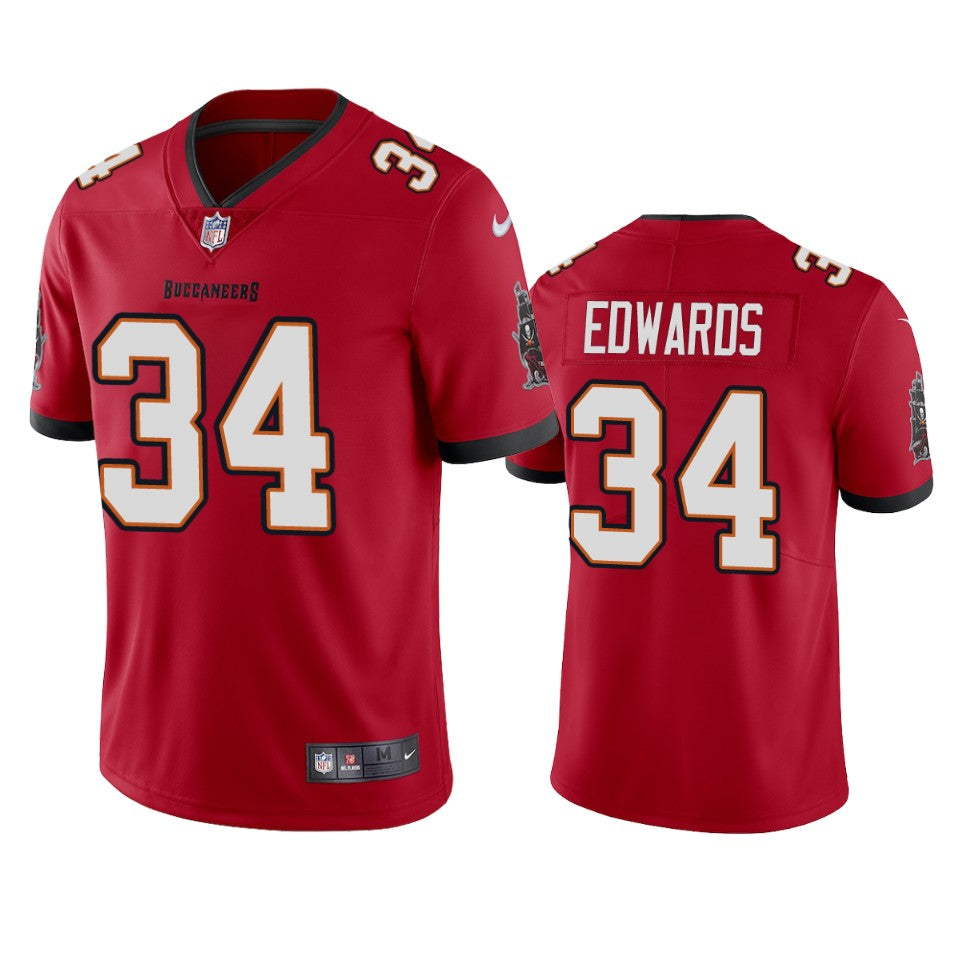 Tampa Bay Buccaneers Mike Edwards Red 2020 Vapor Limited Jersey Mens