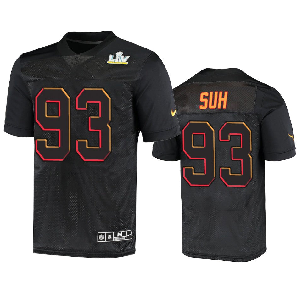 Tampa Bay Buccaneers Ndamukong Suh Super Bowl Lv Black Limited Jersey