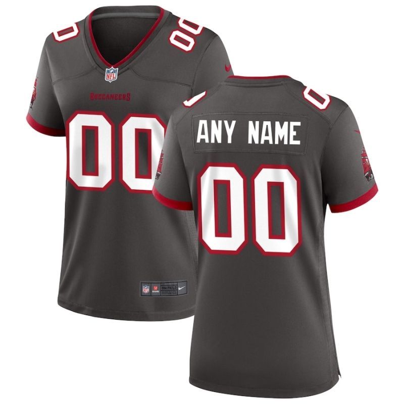 Tampa Bay Buccaneers Nfl 2020 New Arrival Personalized Custom Brown Womens Jersey