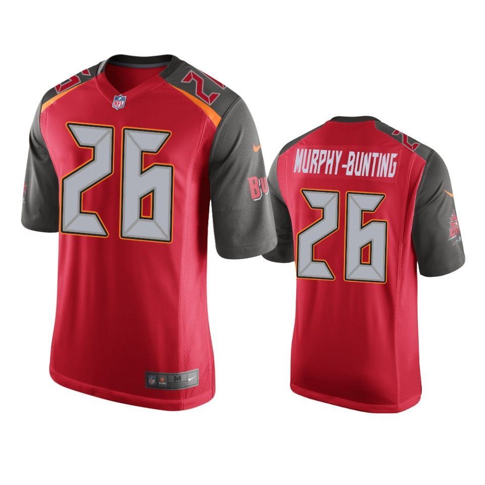 Tampa Bay Buccaneers Sean Murphy bunting 2019 Nfl Draft Red Game Jersey