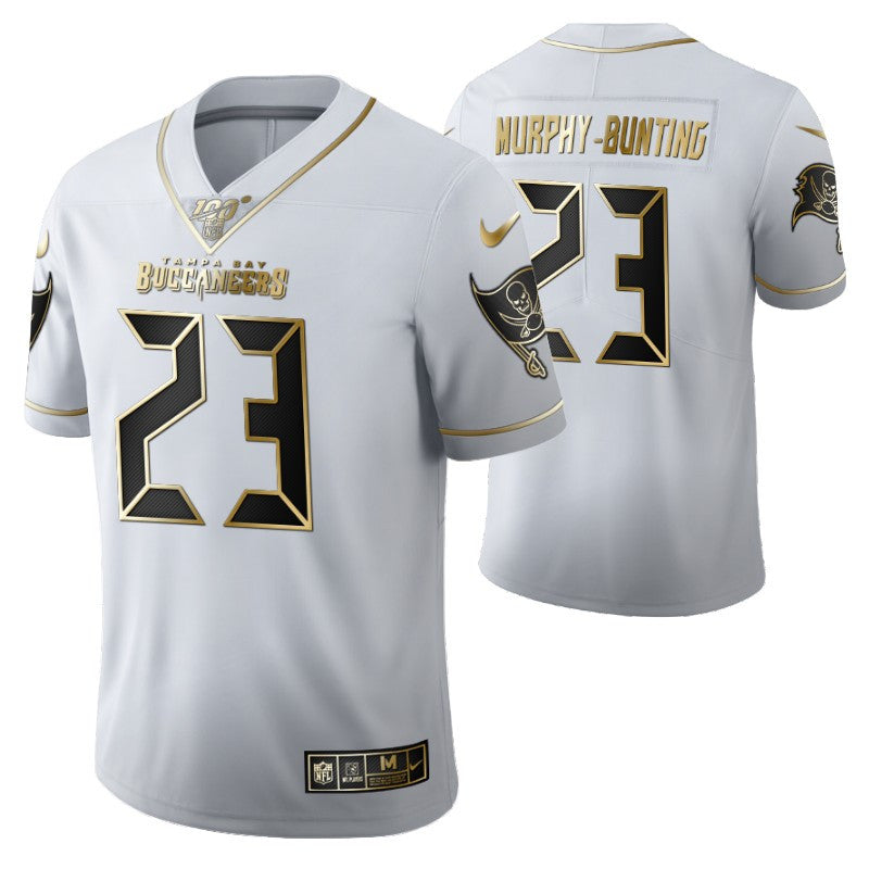 Tampa Bay Buccaneers Sean Murphy bunting 23 2021 Nfl Golden Brandedition White Jersey Gift For Buccaneers Fans