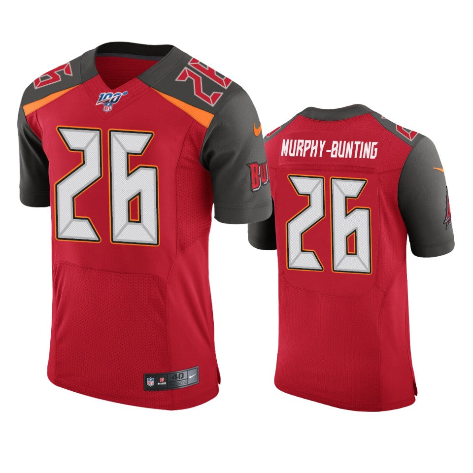 Tampa Bay Buccaneers Sean Murphy bunting Red 100th Season Vapor Elite Jersey