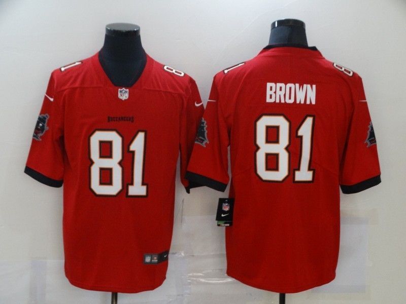 Tampa Bay Buccaneers Tim Brown 81 2020 Nfl Red Jersey Jersey