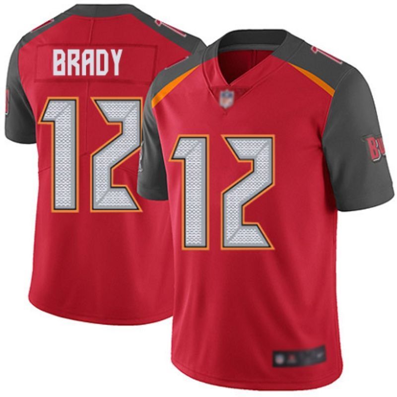 Tampa Bay Buccaneers Tom Brady 12 2020 Nfl Red Jersey Jersey