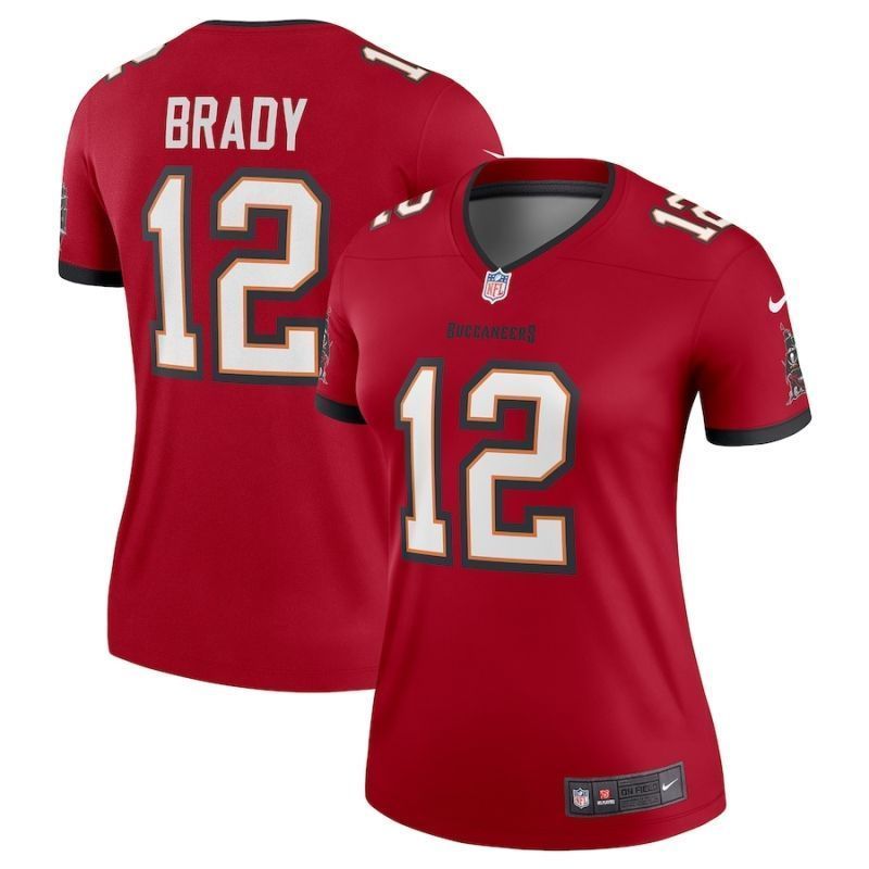 Tampa Bay Buccaneers Tom Brady 12 2020 Nfl Red Womens Jersey Jersey