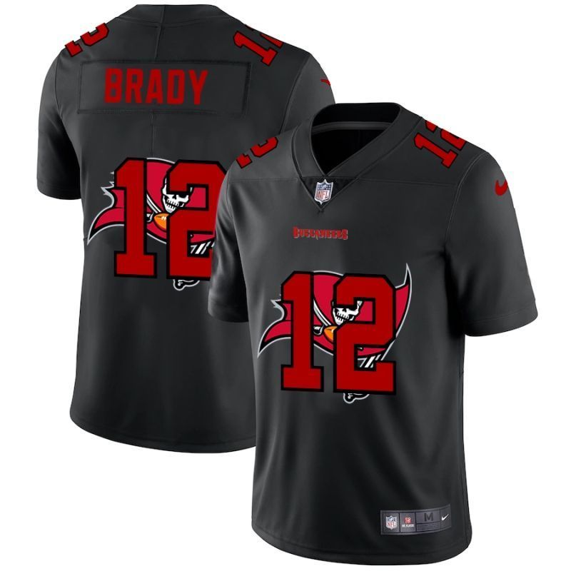 Tampa Bay Buccaneers Tom Brady 12 Nfl 2020 Black Jersey