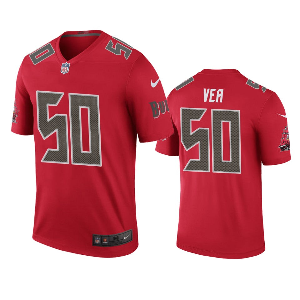 Tampa Bay Buccaneers Vita Vea Red Color Rush Legend Jersey