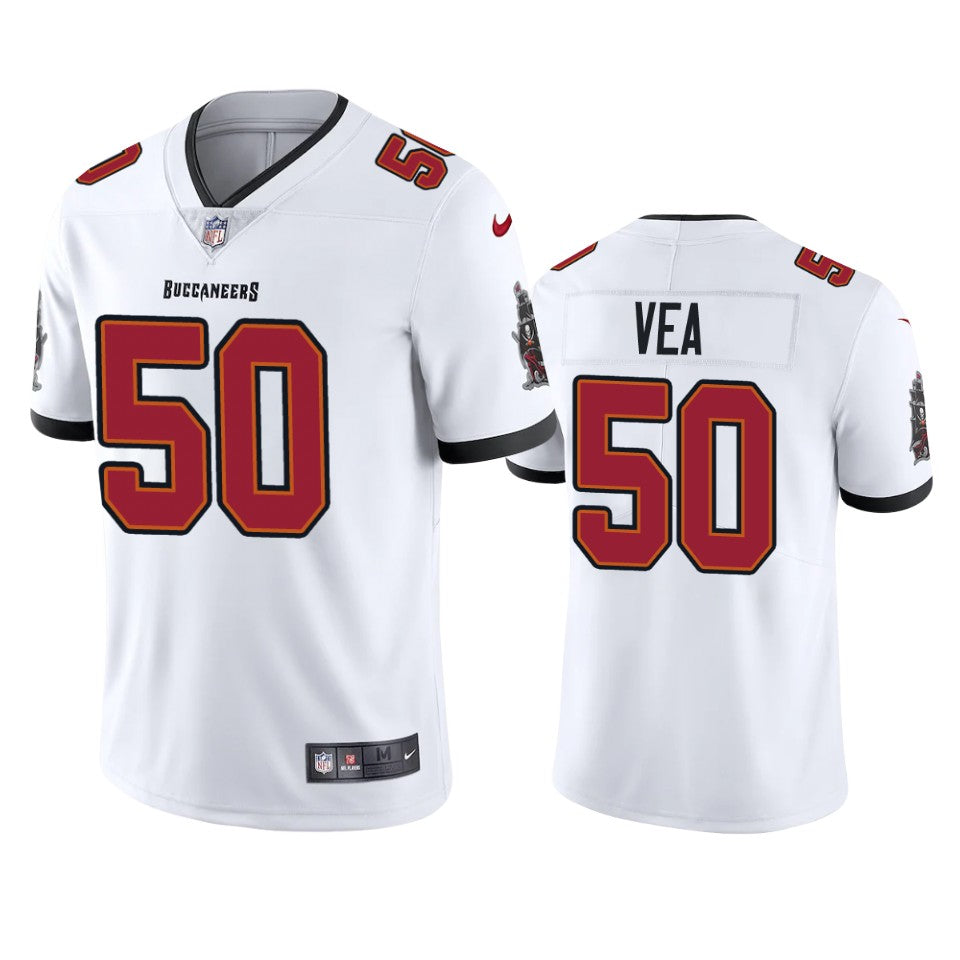 Tampa Bay Buccaneers Vita Vea White 2020 Vapor Limited Jersey Mens