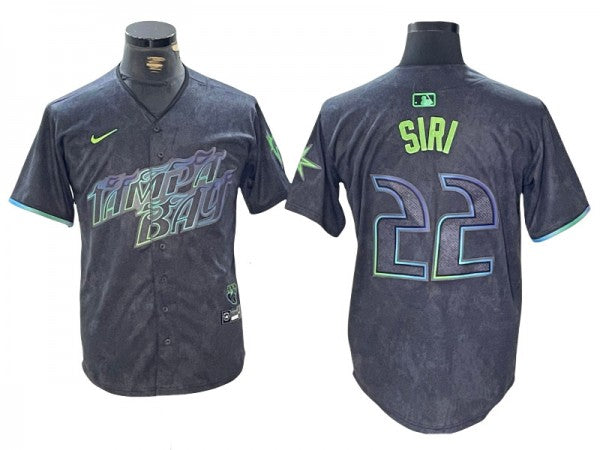 Tampa Bay Rays #22 Jose Siri Black 2024 City Connect Limited Jersey