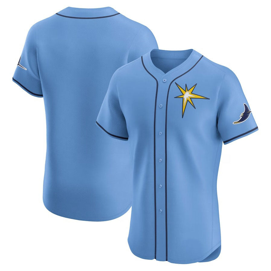 Tampa Bay Rays Alternate Elite Jersey Light Blue Stitched Baseball Jersey