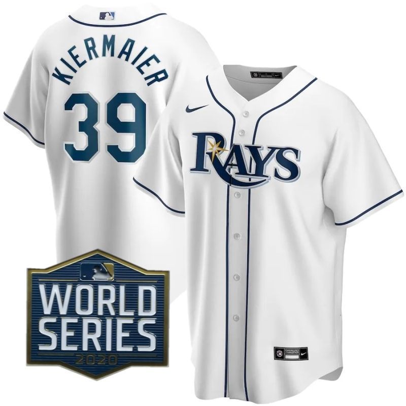Tampa Bay Rays Kenvin Kiermaier 39 2020 Mlb White Jersey