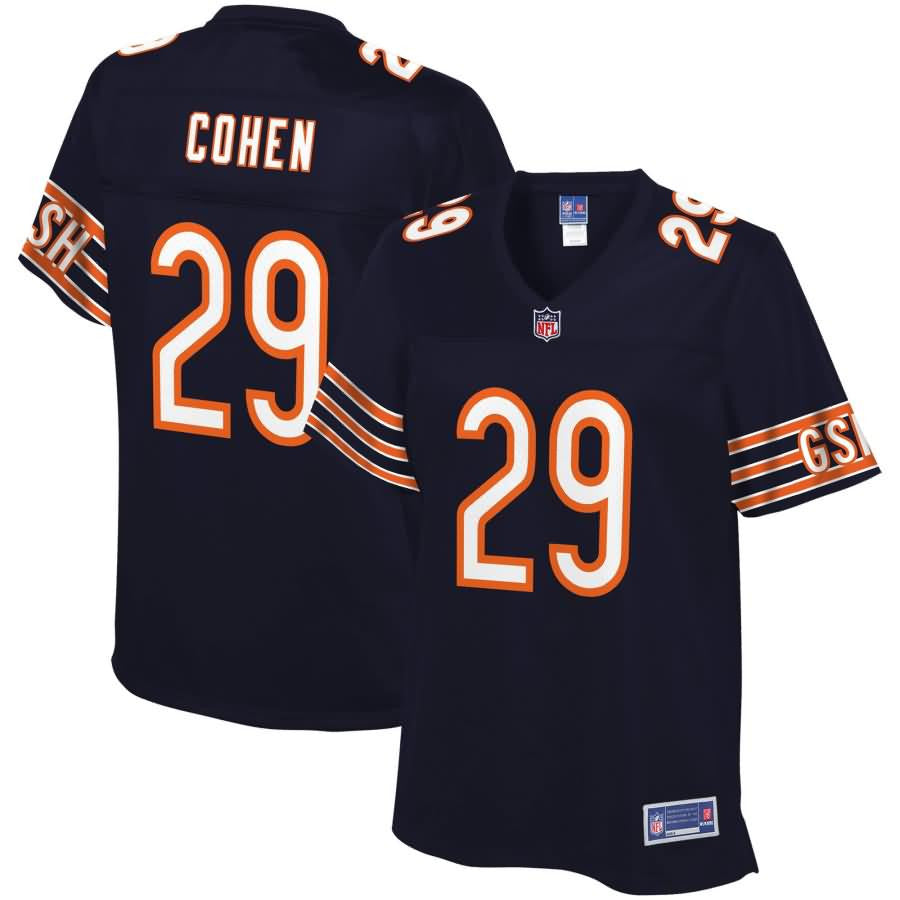 Tarik Cohen Chicago Bears Nfl Pro Line Womens Player Jersey Navy