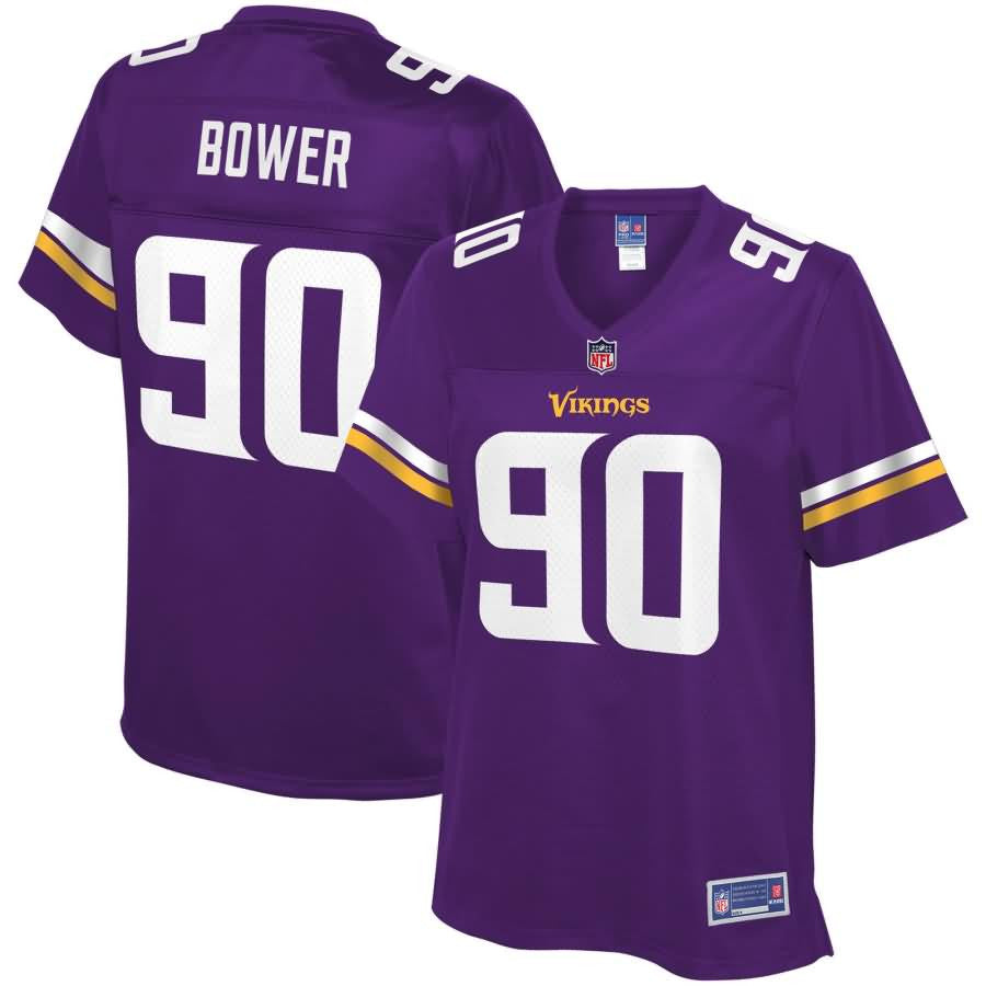 Tashawn Bower Minnesota Vikings Nfl Pro Line Womens Team Color Jersey Purple