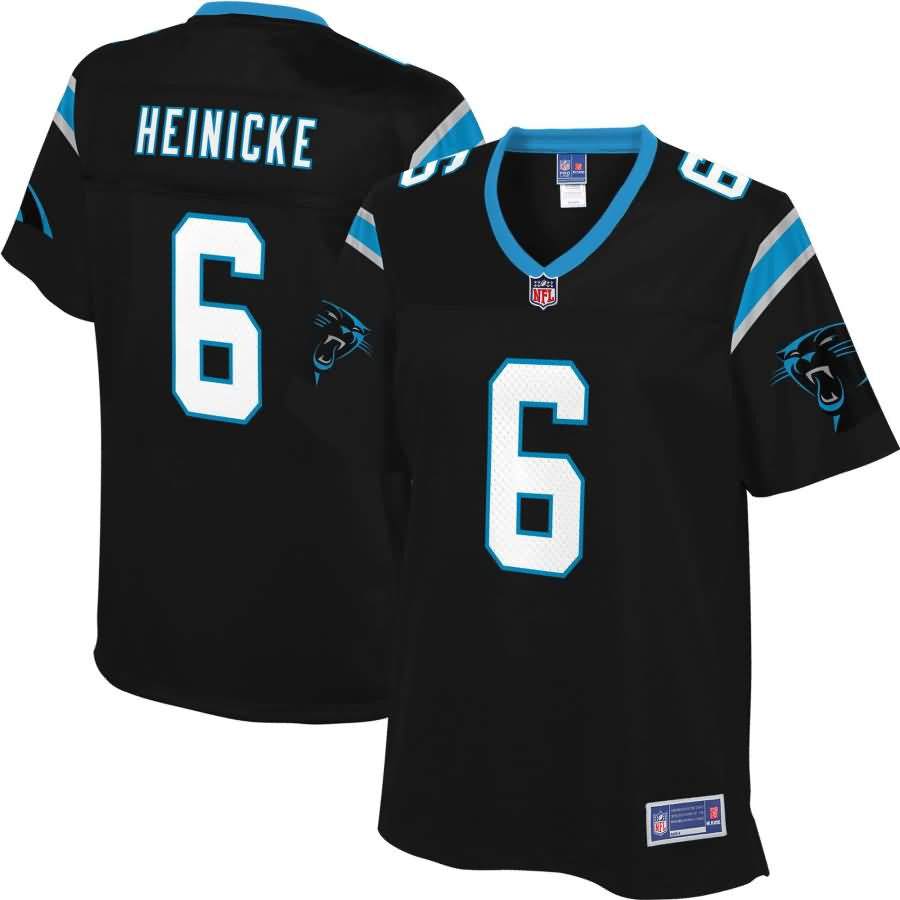 Taylor Heinicke Carolina Panthers Nfl Pro Line Womens Player Jersey Black