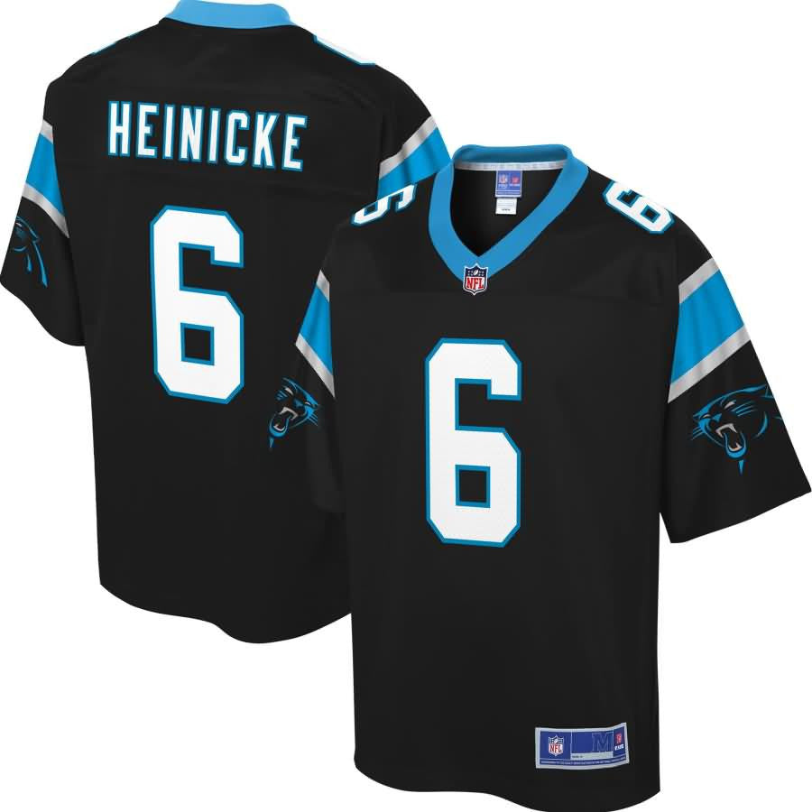 Taylor Heinicke Carolina Panthers Nfl Pro Line Youth Player Jersey Black