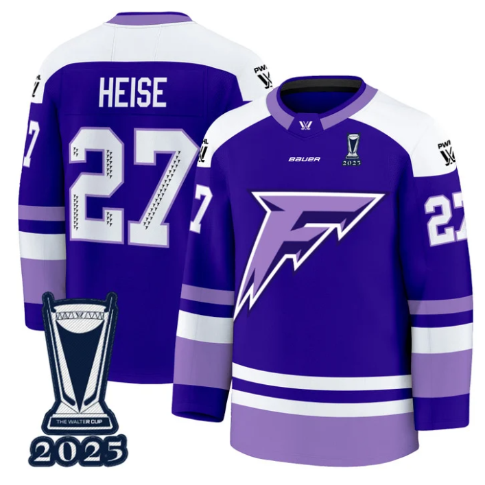 Taylor Heise Jersey #27 Minnesota Frost 2025 PWHL Champions Premium Stitched