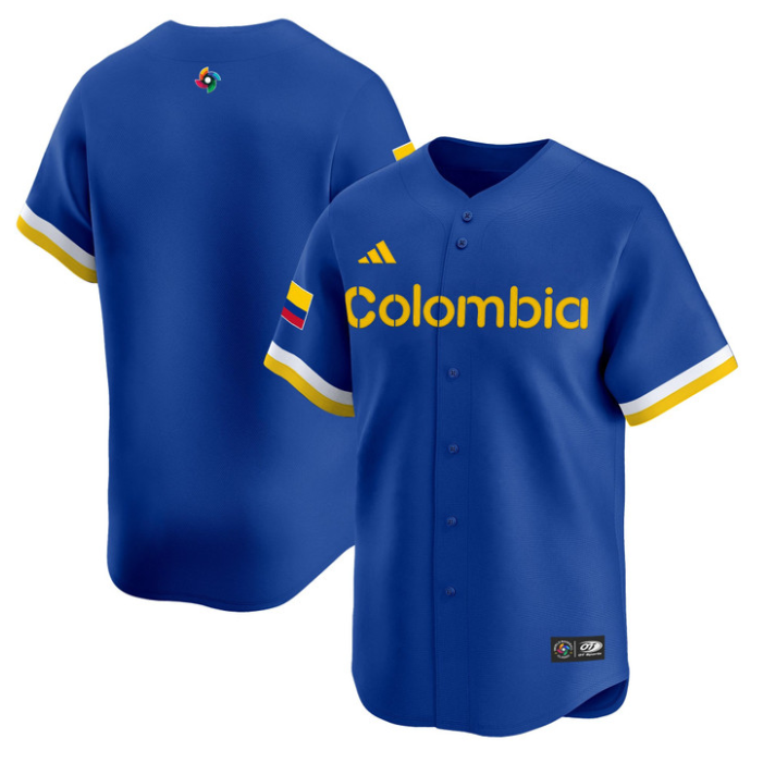Team Jersey Blank Colombia 2026 World Baseball Classic Vapor Stitched