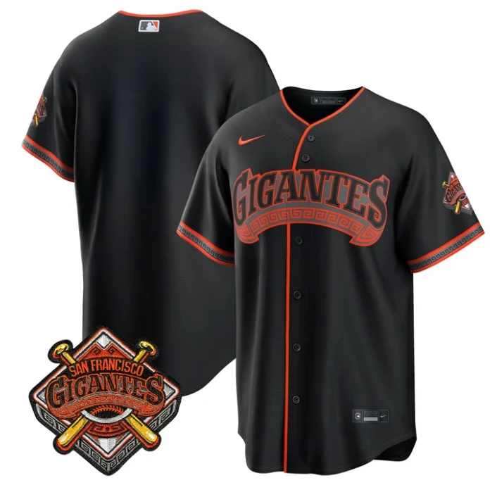 Team Jersey Blank San Francisco Giants Los Gigantes Vapor All Stitched