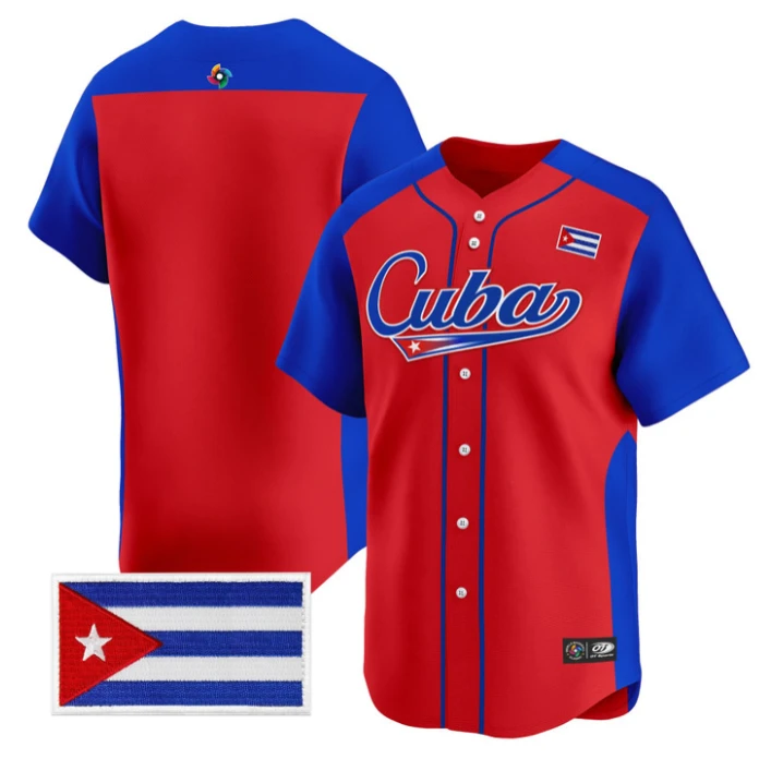 Team Jersey Blank Team Cuba 2026 World Baseball Classic Stitched