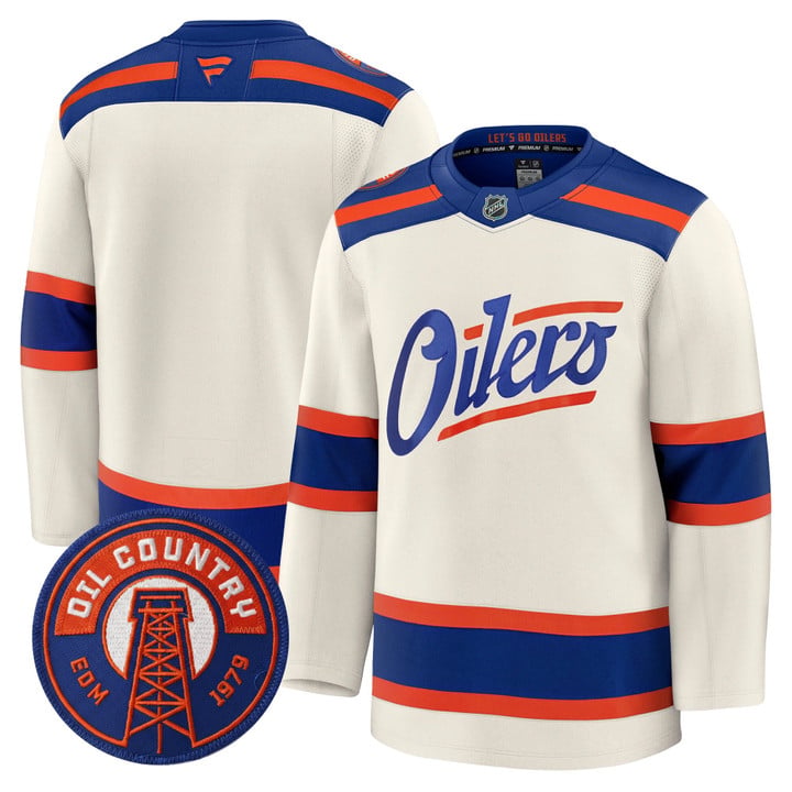 Team Jersey Edmonton Oilers 2025 -2026 Premium All Stitched