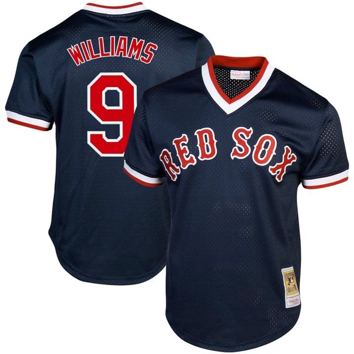 Ted Williams Jersey #9 Boston Red Sox Throwback Cooperstown Stitched