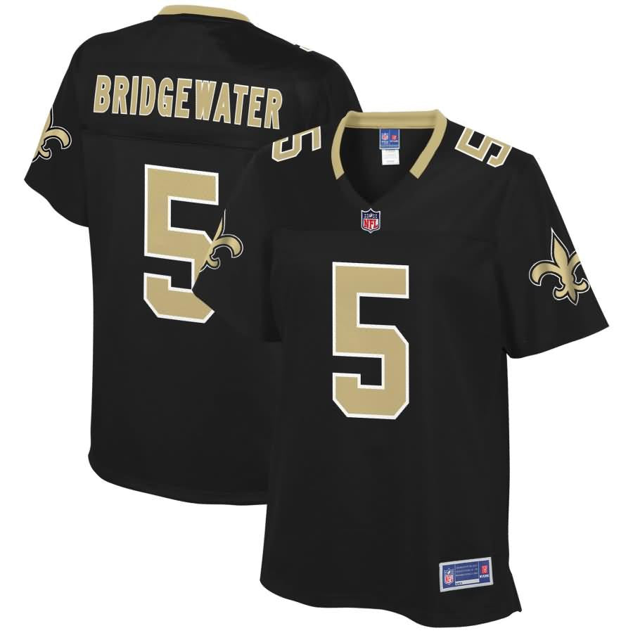 Teddy Bridgewater New Orleans Saints Nfl Pro Line Womens Player Jersey Black
