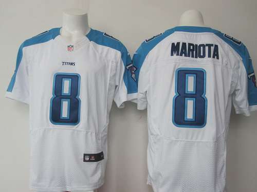 Tennessee Titans 8 Marcus Mariota 2015 Nfl Draft 2nd Overall Pick Nike White Elite Jersey