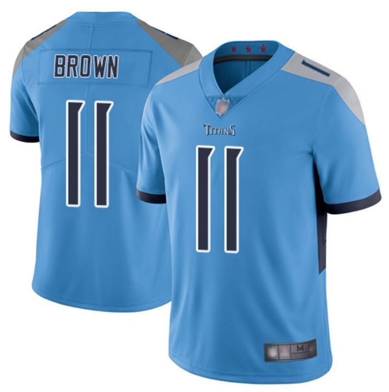 Tennessee Titans A J Brown 11 2020 Nfl Blue Jersey Jersey
