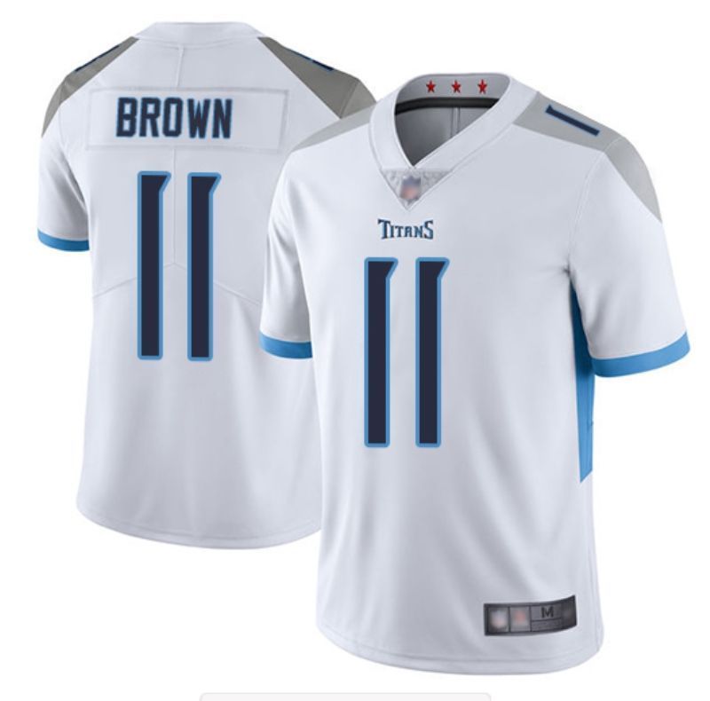 Tennessee Titans Aj Brown 11 Nfl 2020 White Jersey