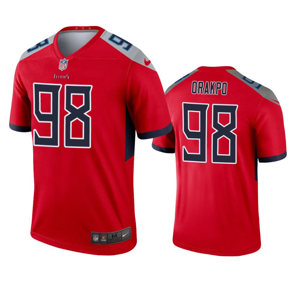Tennessee Titans Brian Orakpo Red Inverted Legend Jersey