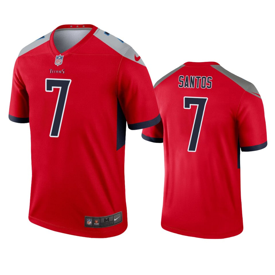 Tennessee Titans Cairo Santos Red Inverted Legend Jersey