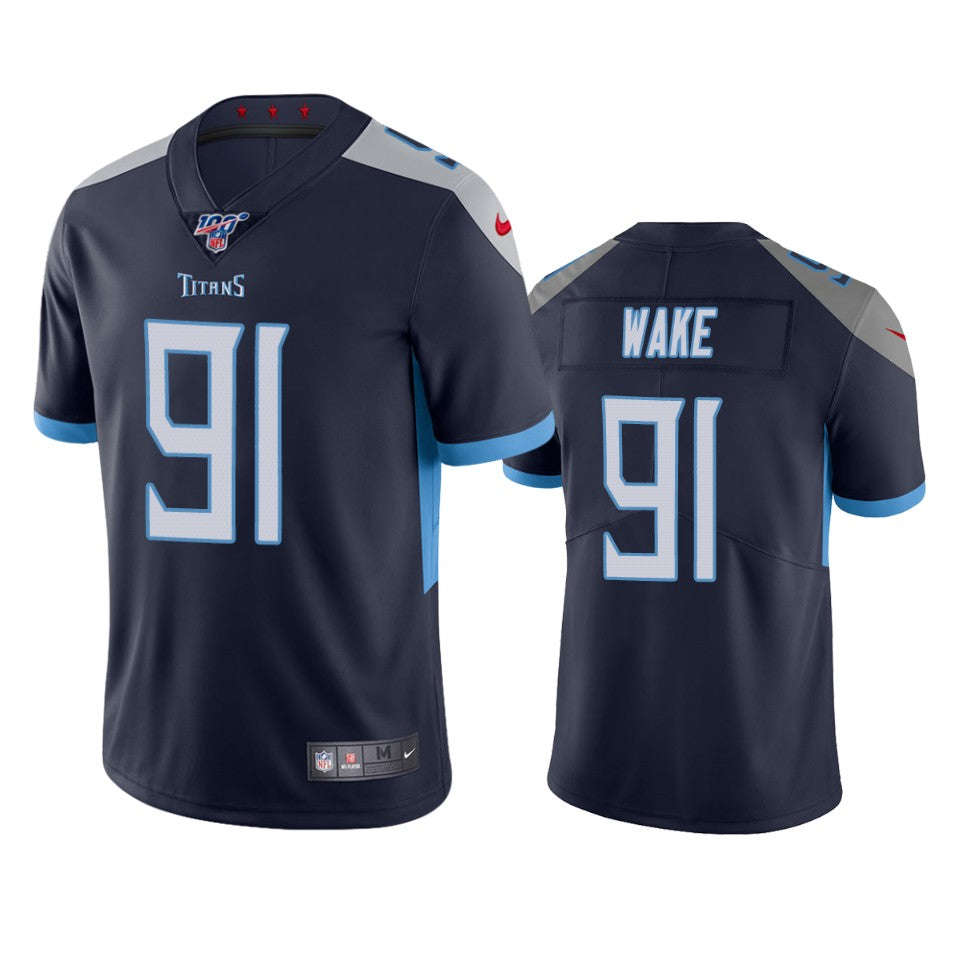 Tennessee Titans Cameron Wake Navy 100th Season Vapor Limited Jersey