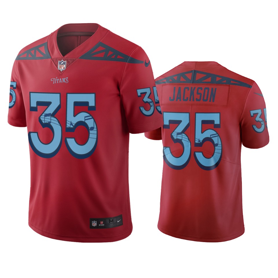 Tennessee Titans Chris Jackson Red City Edition Vapor Limited Jersey