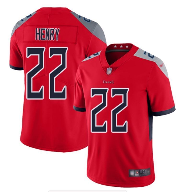 Tennessee Titans Derrick Henry 22 2020 Nfl Red Jersey Jersey