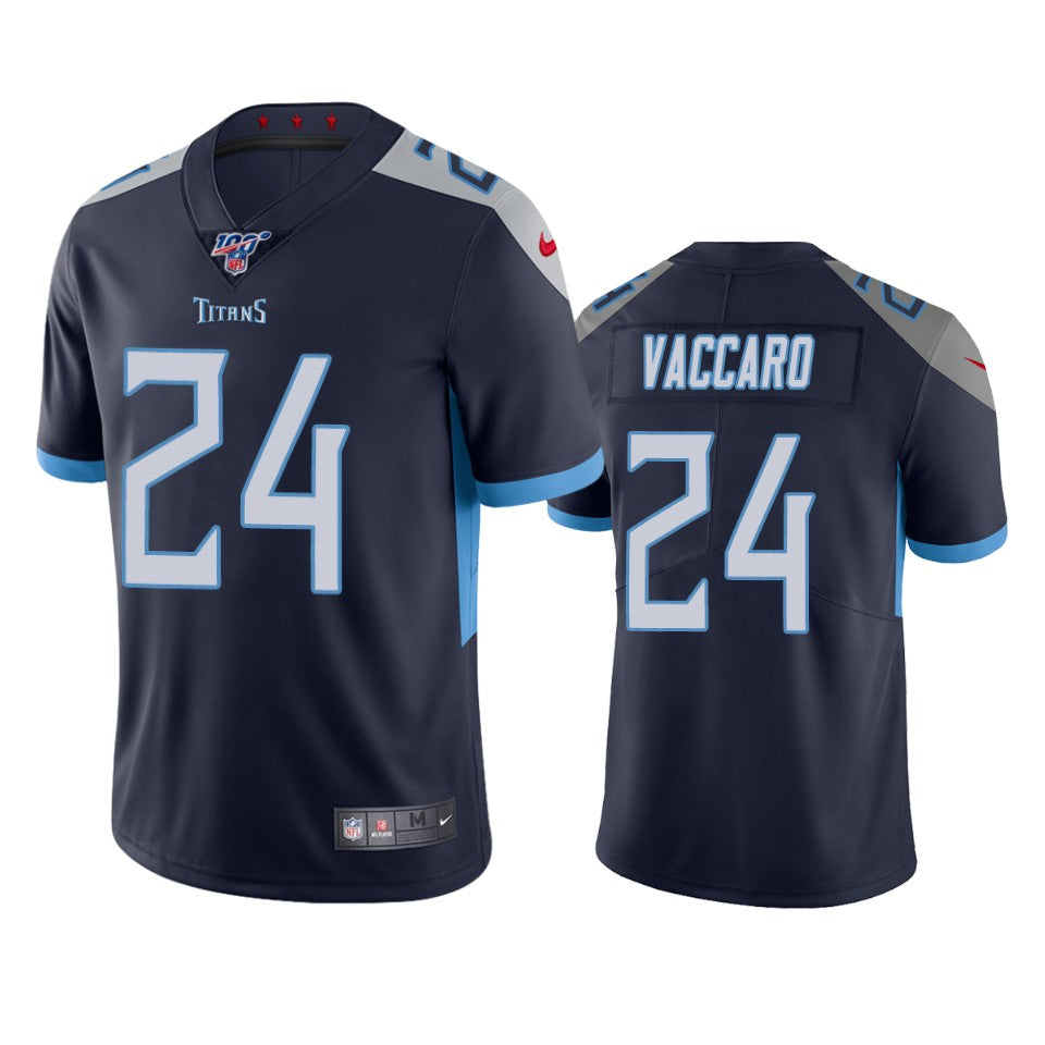 Tennessee Titans Kenny Vaccaro Navy 100th Season Vapor Limited Jersey