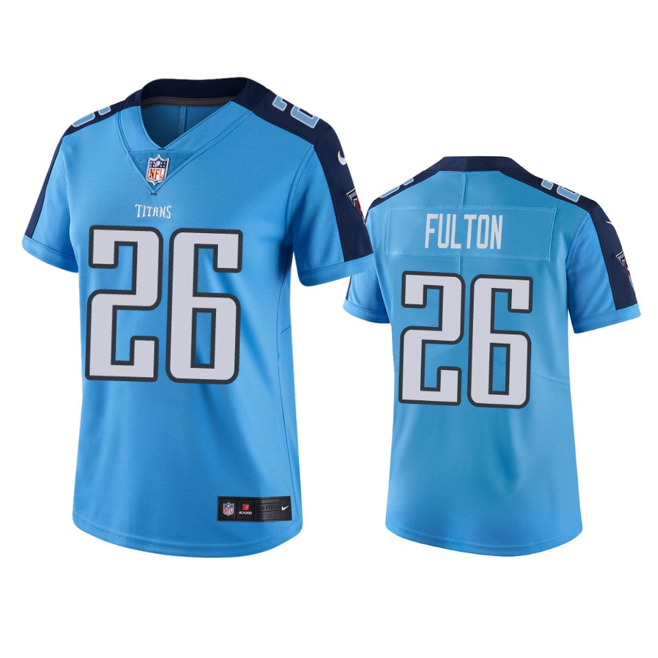 Tennessee Titans Kristian Fulton Light Blue 2020 Nfl Draft Vapor Limited Jersey