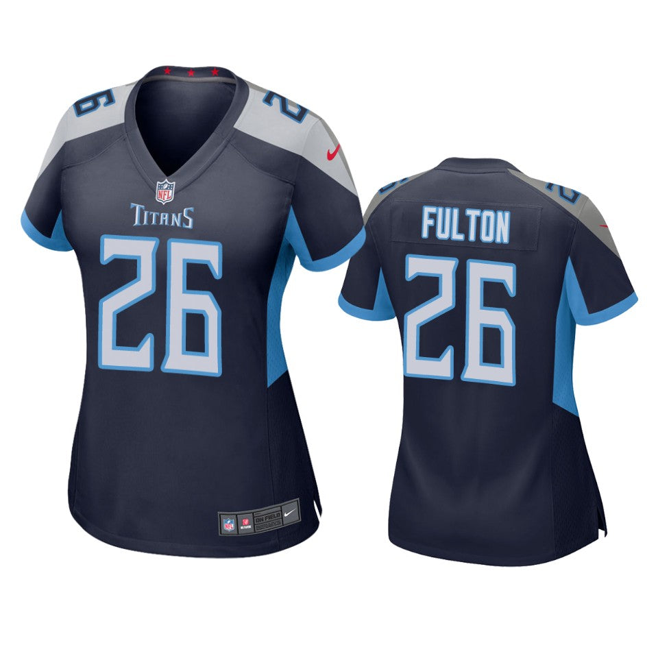 Tennessee Titans Kristian Fulton Navy 2020 Nfl Draft Game Jersey
