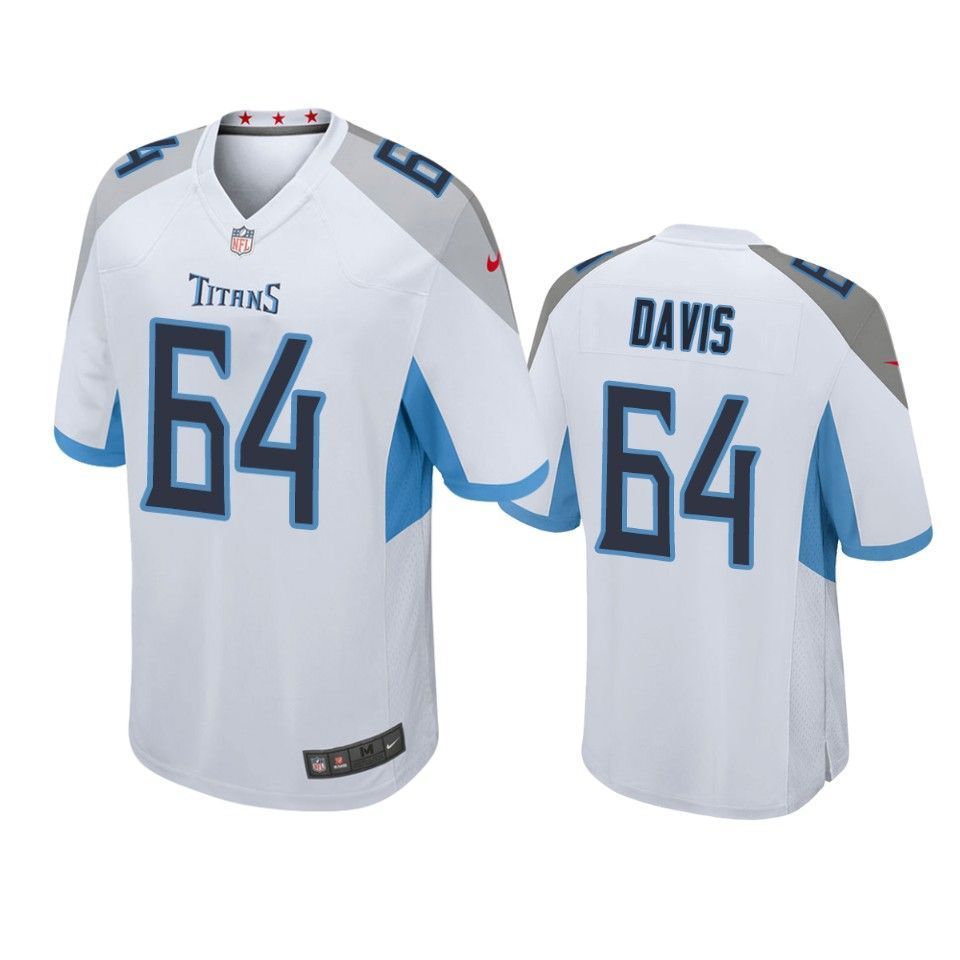 Tennessee Titans Nate Davis 2019 Nfl Draft White Game Jersey