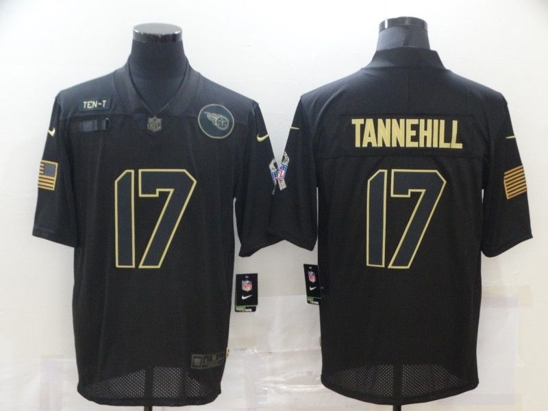 Tennessee Titans Ryan Tannehill 17 Nfl 2020 Black Jersey