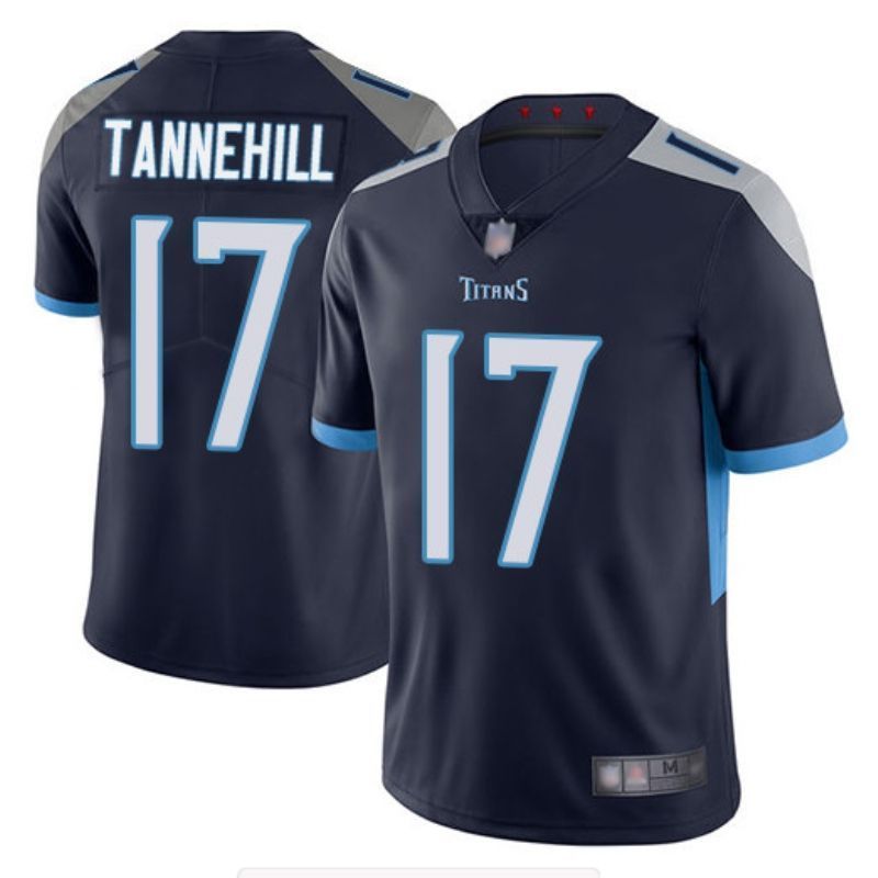 Tennessee Titans Ryan Tannehill 17 Nfl 2020 Navy Jersey