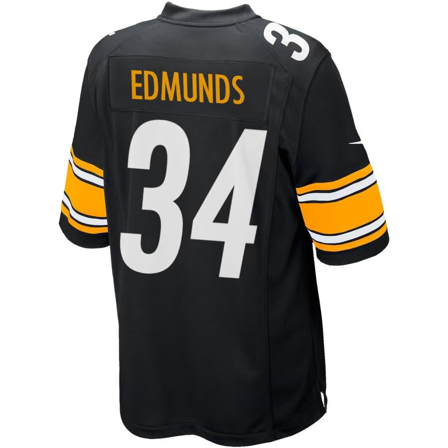 Terrell Brandedmunds Pittsburgh Steelers 2018 Nfl Draft First Round Pick Game Jersey Black