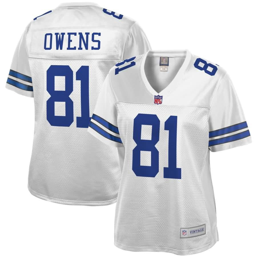 Terrell Owens Dallas Cowboys Nfl Pro Line Womens Retired Player Jersey White